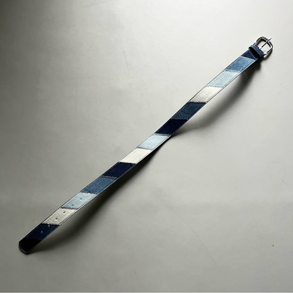 Wild Fable Jean Blue Stitched Embroidered Fashion Belt